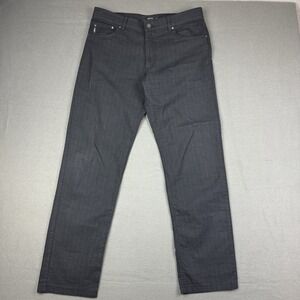 Brax Feel Good‎ Cooper Pants Regular Fit Chino Mens 34x32 Plaid Grey